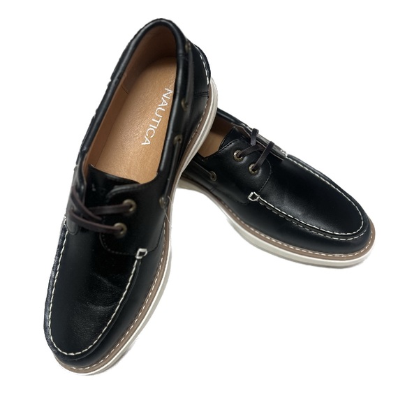 Nautica Shoes New Nautical Mens Leather Boat Dock Shoe Poshmark